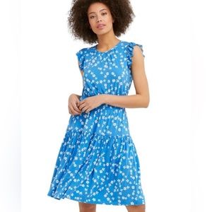 Draper James XS Faith Flutter Sleeve
Dress Ditsy Daisy Blue NWT